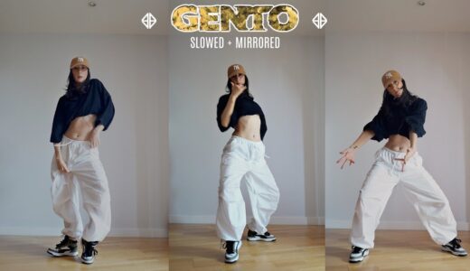 SB19 'GENTO' TIKTOK DANCE Slowed + Mirrored ( tutorial )