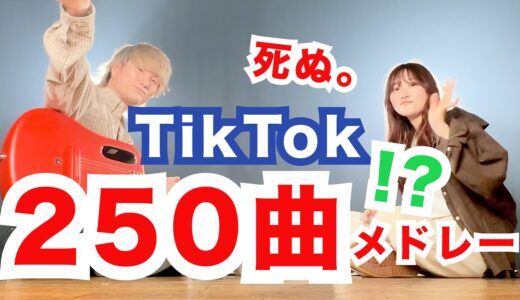 【死ぬまとめ】TikTokでバズった”250曲”を繋げてメドレーにしてみた！！！！！！！！！【マッシュアップ】