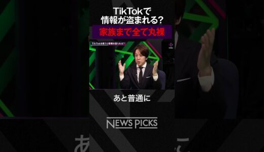 【TikTok】情報を抜かれ放題？　#shorts