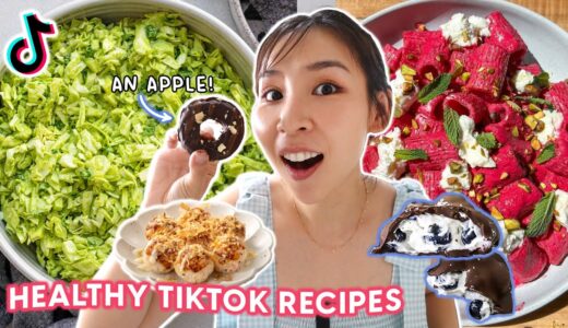 Testing Viral Healthy but Yummy TikTok Recipes 🥗 *actually impressed*