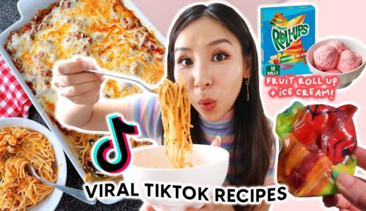 Trying TikTok's most viral recipes of 2023 *I'm back baby* 🙌🏻