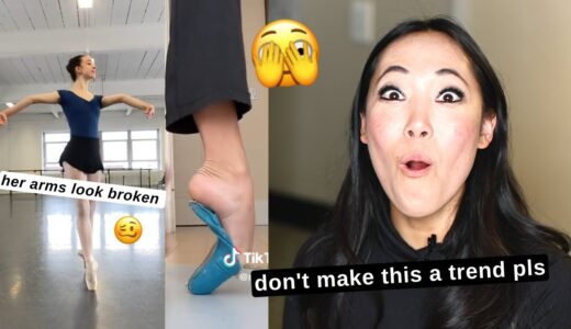 pointe shoe fitter REACTS to BALLET TIKTOK PART 23