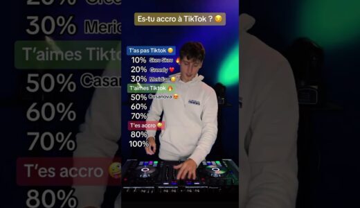 Es-tu vraiment accro à TikTok￼ ? 🤪 #music #tiktok #viral #challenge #dj #trend ￼